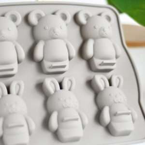 Rabbit and Bear Silicone Mould
