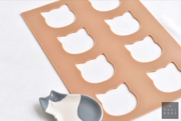 NEW ITEM! Langue de Chat Cookie Template Mat - Cat - Image 3