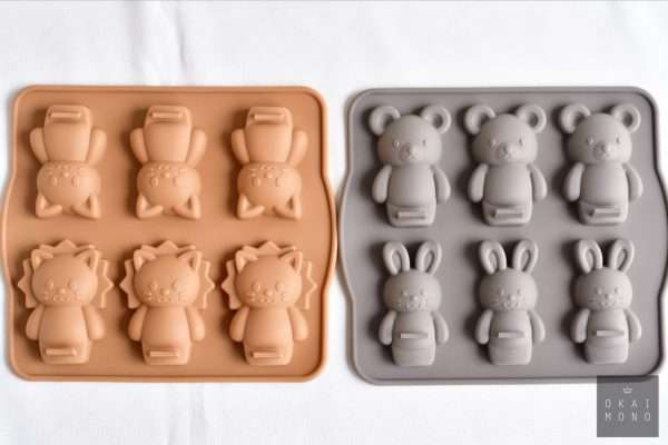 NEW! Animal Silicone Mould - Lion & Kitty 8