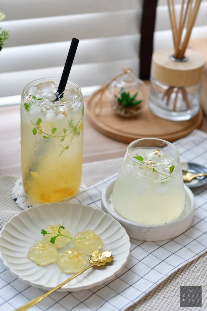 Sparkling Yuzu Jelly Soda Drink Okaimonosg